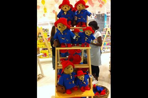 Selfridges toy shop Paddington Bear